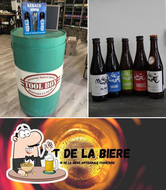 Commandez une pinte de bière blonde ou brune