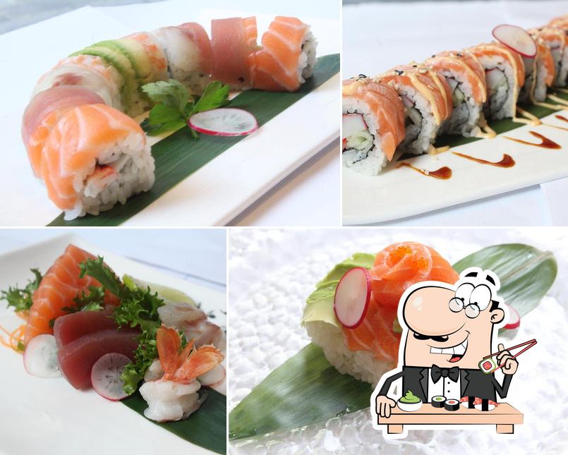 Scegli le varie opzioni di sushi