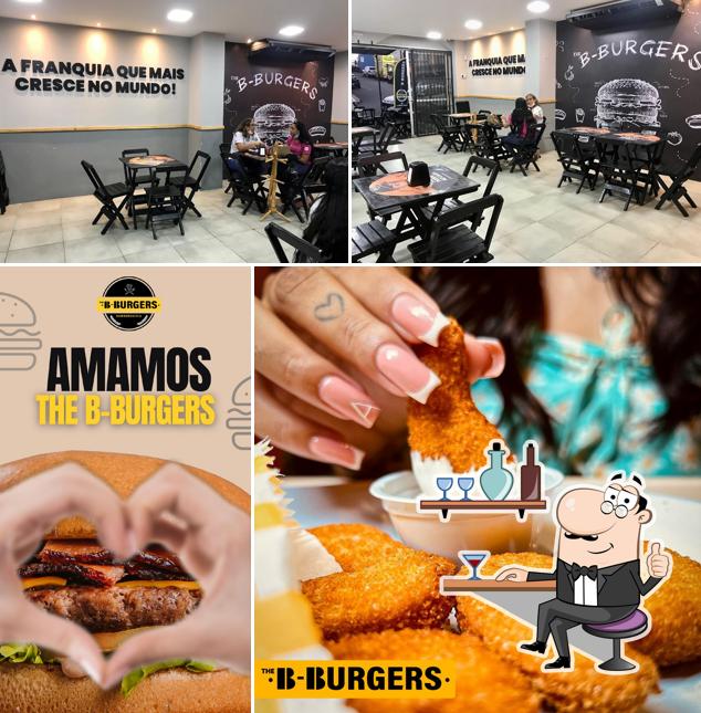 O interior do The B-Burgers -Franquia Carlinhos Maia