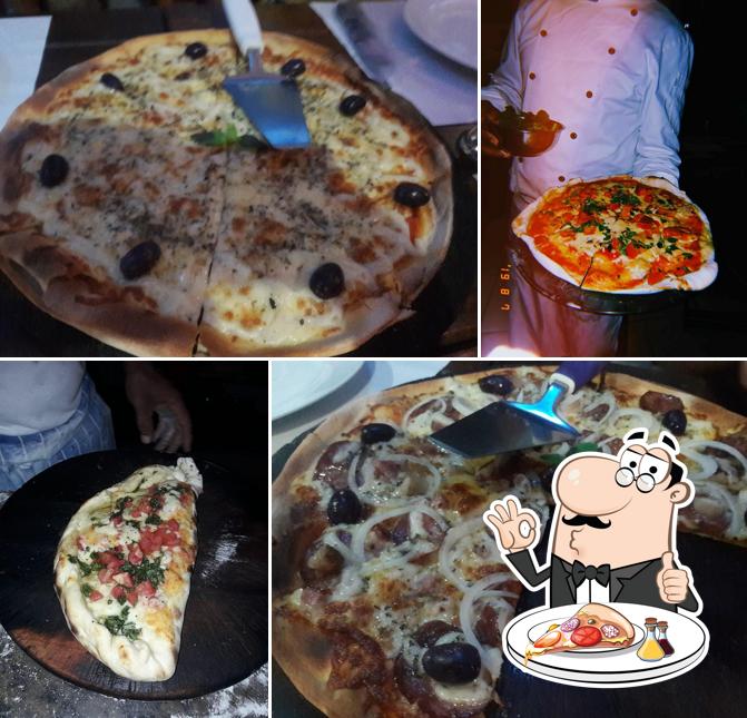 Escolha diversos tipos de pizza