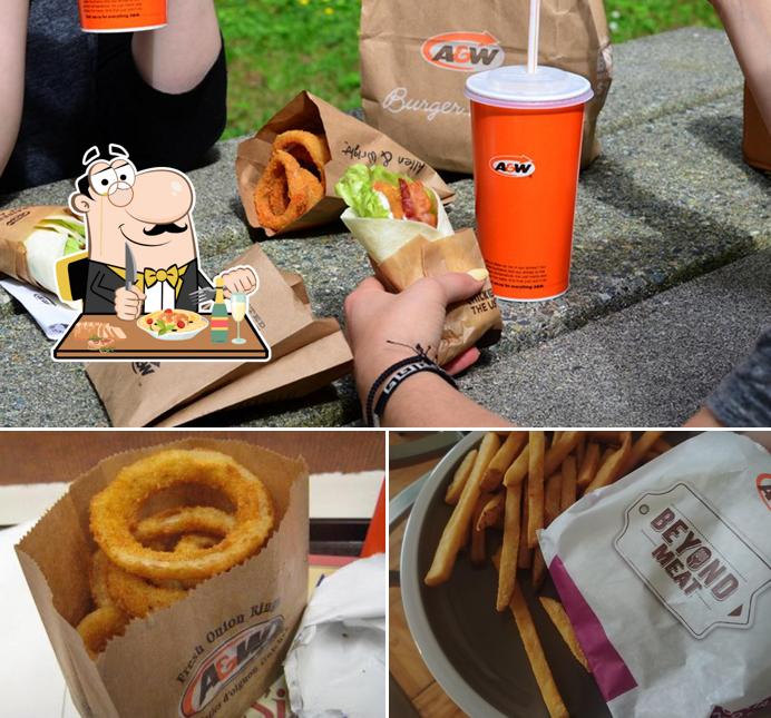 Food at A&W Canada