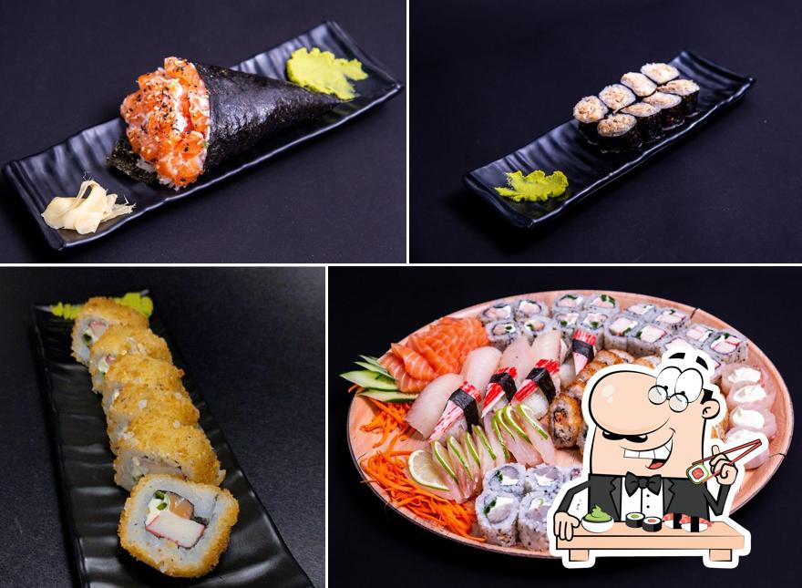 Presenteie-se com sushi no Fuji Sushi