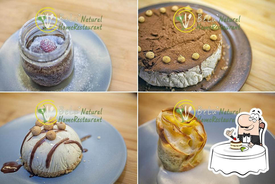 Belu' Natural Home Restaurant serve un'ampia varietà di dolci