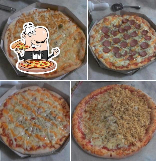 Experimente diferentes variedades de pizza