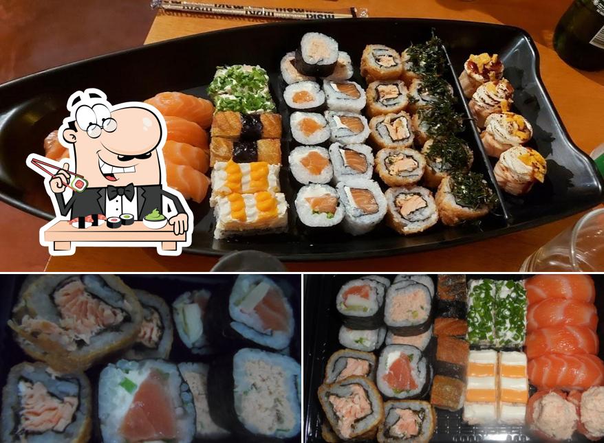 Peça diversas opções de sushi