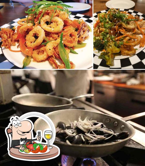 Get seafood at Cap City Fine Diner and Bar