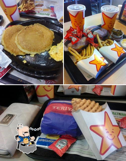 Platos en Carl's Jr