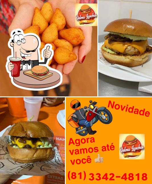 Os hambúrgueres do Delma Lanches Lanchonete Hamburguer em Recife irão saciar diferentes gostos