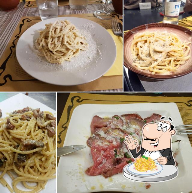 Spaghetti alla carbonara al Noantri a Chèrp