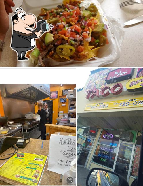 See this picture of Taco Express Plus