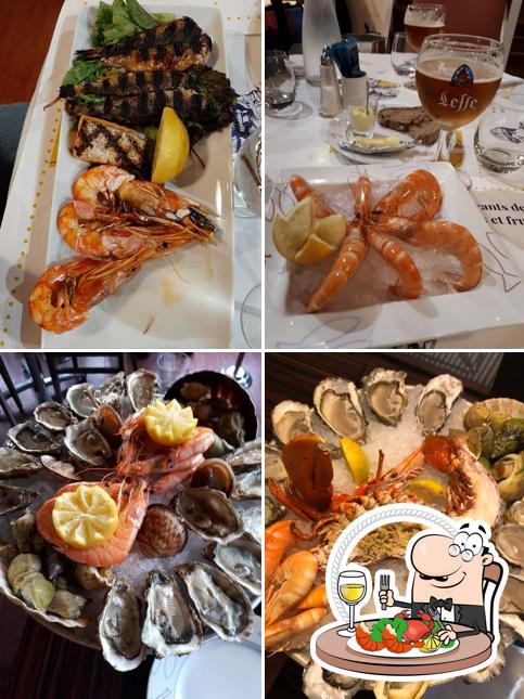 Prenez différents repas à base de fruits de mer proposés par La Criée