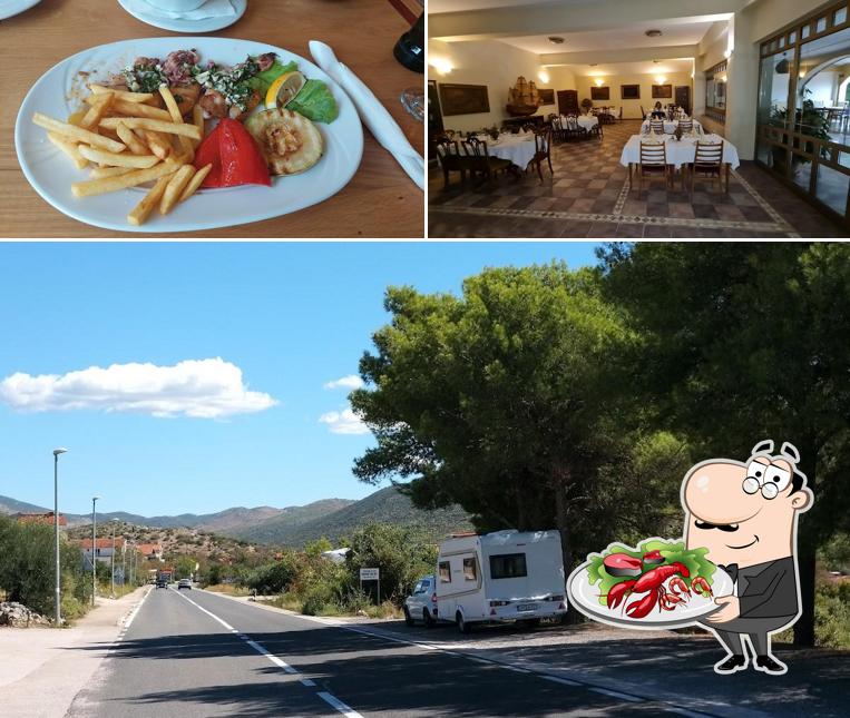 Prenditi tra i vari prodotti di cucina di mare offerti a Apartments Stari Šibenik