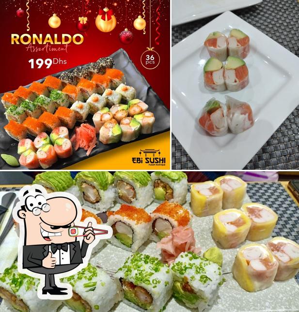 Prenez différentes options de sushi