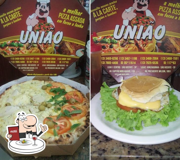 Comida em Restaurante e Pizzaria União