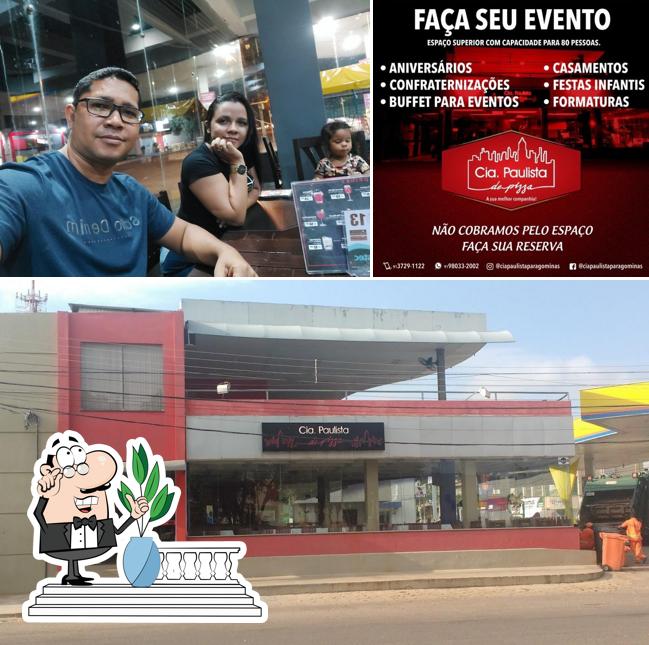 O exterior do Cia Paulista de Pizza