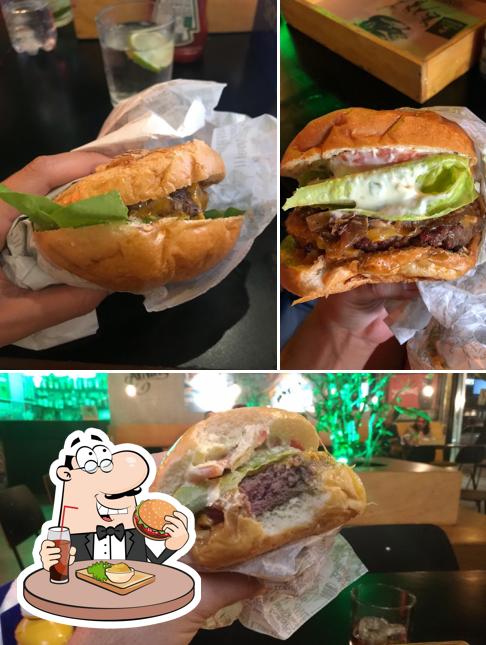 Peça um hambúrguer no Public Burger