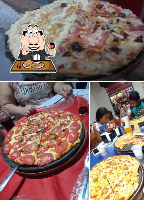 Peça pizza no Tabernas Pizzaria