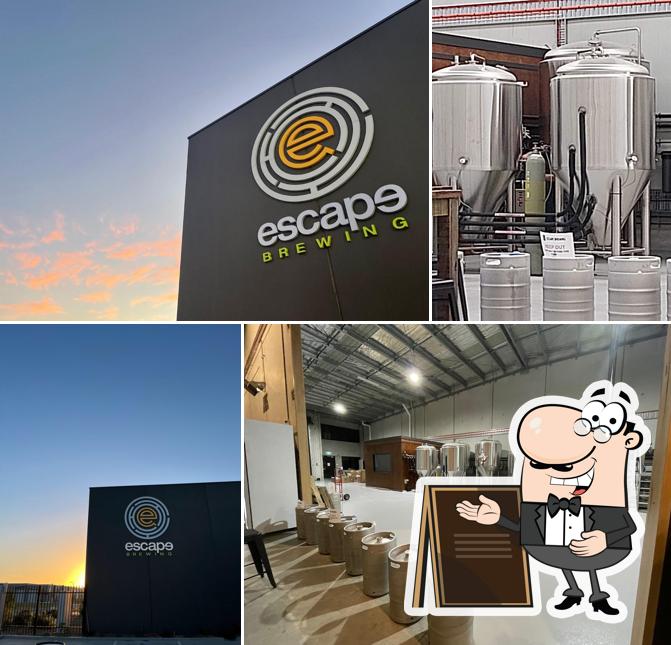 The exterior of Escape Brewing