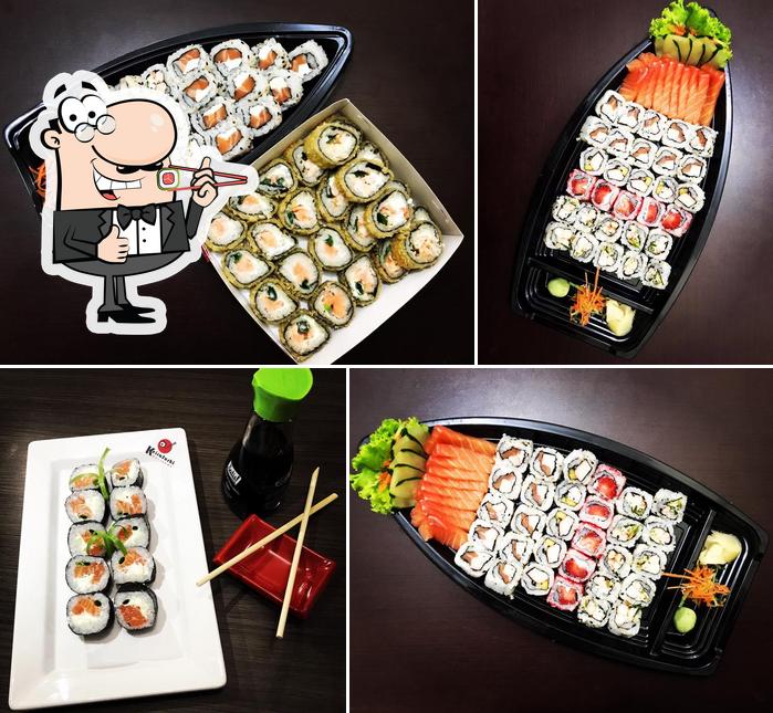 Escolha diversas opções de sushi