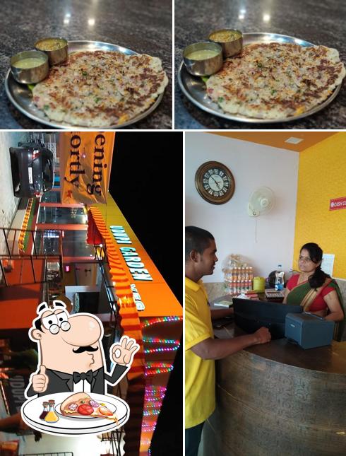 Get pizza at Udupi Garden