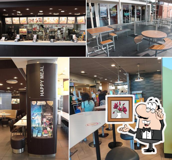 L'intérieur de McDonald's