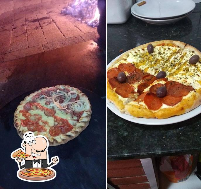 Consiga diversos tipos de pizza