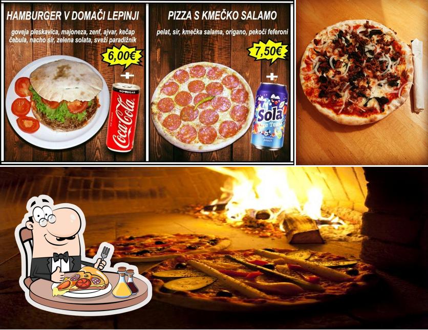 Scegli tra le svariate varianti di pizza