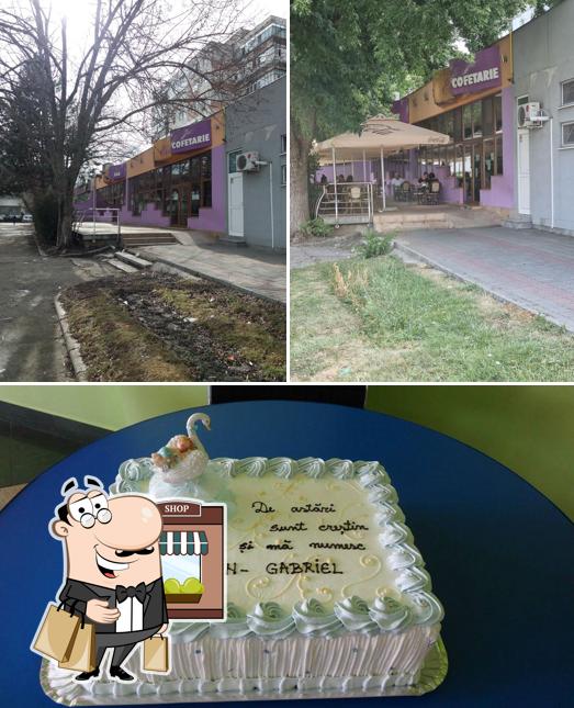 Cofetăria Elsa se distingue par sa extérieur et gâteau