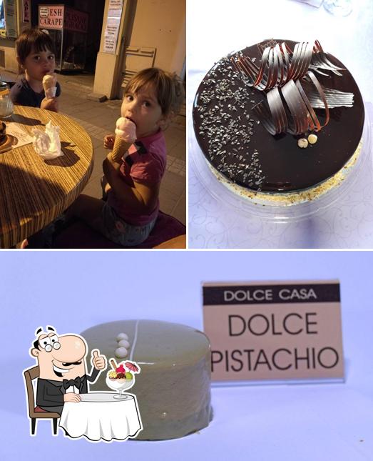 Dolce Casa bietet eine Mehrzahl von Süßspeisen
