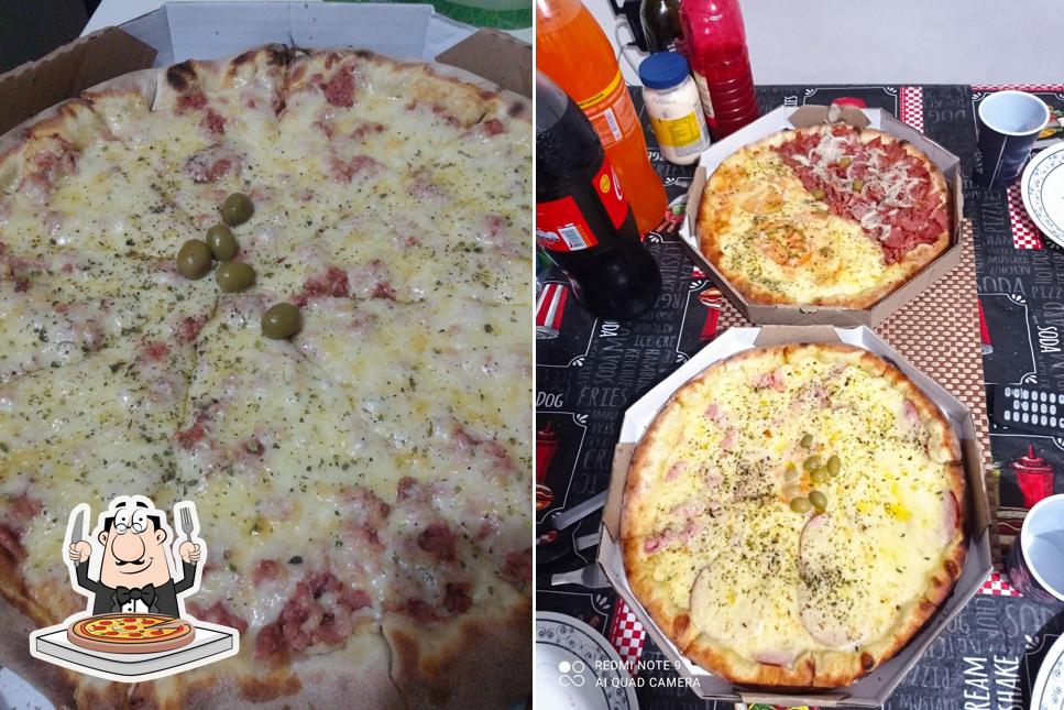 Try out pizza at Pizzaria Vitória