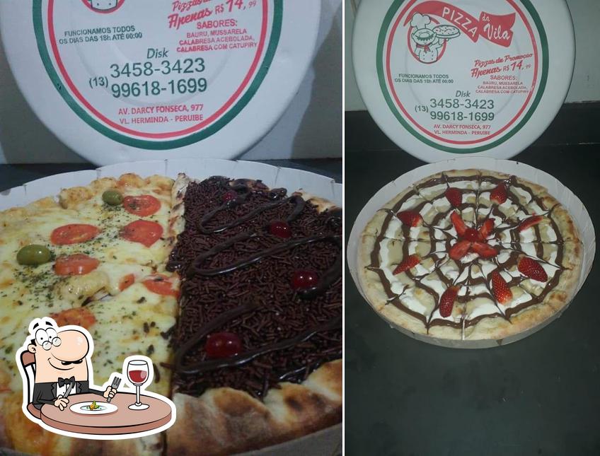 Comida em Pizza Da Vila - Peruíbe