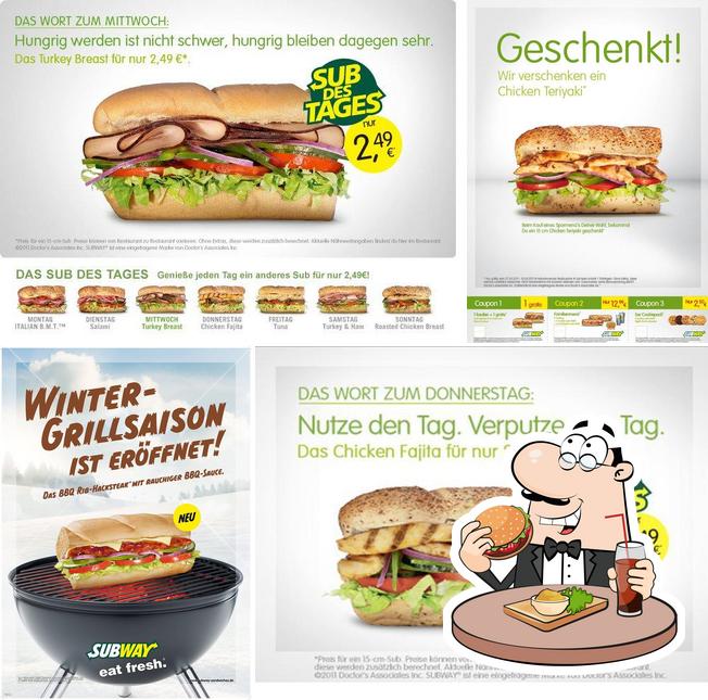 Essayez un hamburger à Subway