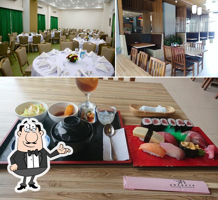 El interior de Umenoya Japanese Restaurant
