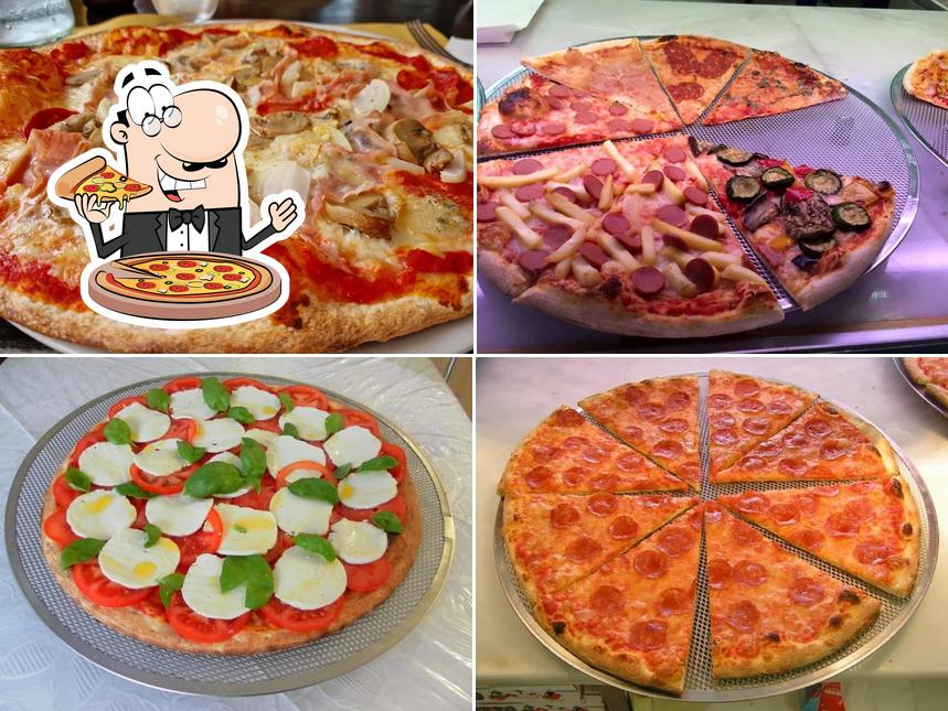 Scegli tra le molte varianti di pizza