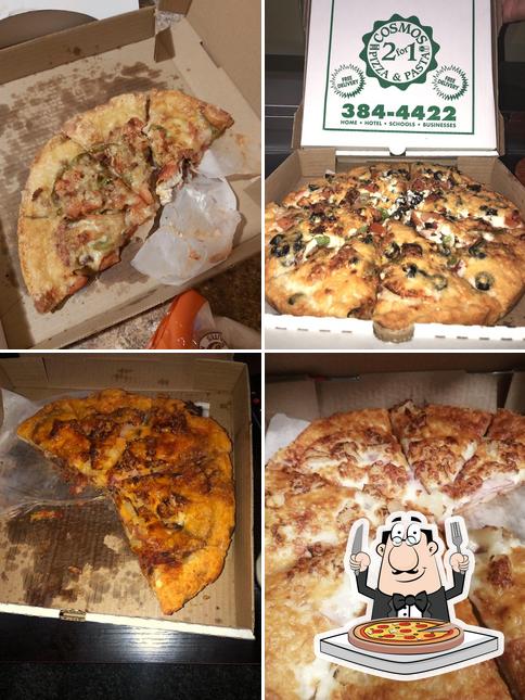 Choisissez des pizzas à Cosmos Pizza