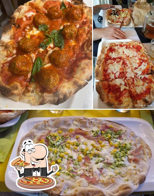 A Osteria Battibecco braceria pinseria, puoi assaggiare una bella pizza