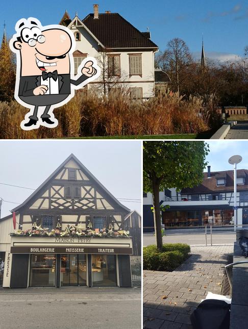 L'extérieur de Boulangerie Petry