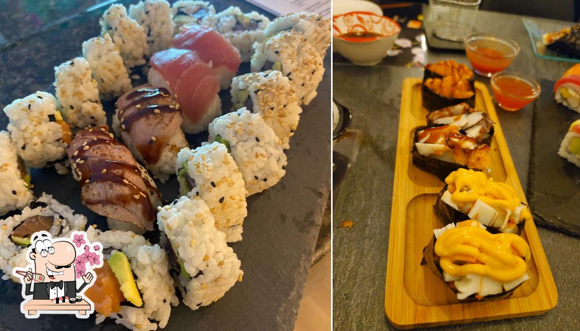 Pick different sushi options