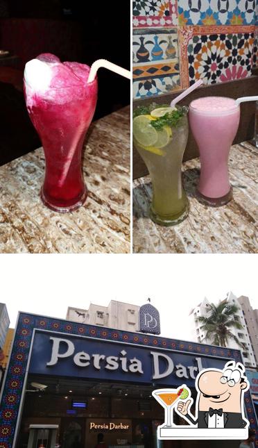 This is the image showing drink and exterior at Persia Darbar
