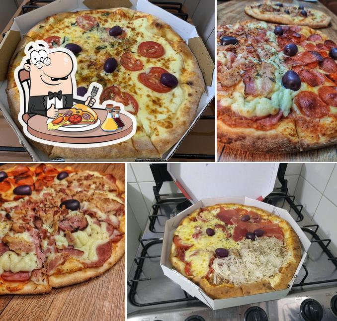 Escolha diferentes estilos de pizza