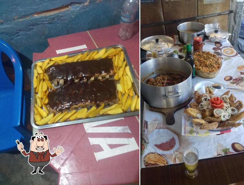 Comida em Bar E Família