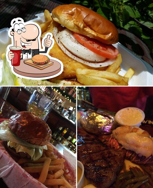 Try out a burger at Our Place Pub