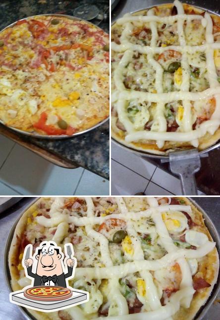 Escolha pizza no Pizzaria Izabela