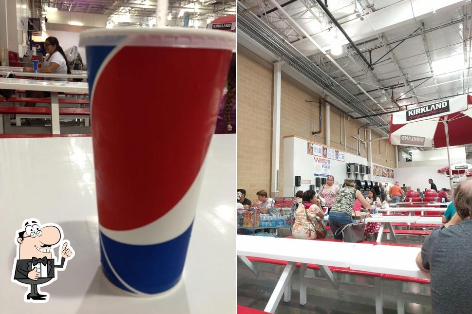 Here's a photo of Costco Food Court