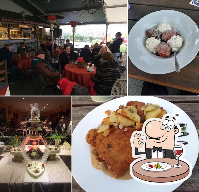 Еда в "StellwerkHOF-Restaurant -Biergarten-Partyservice-Eventlocation"