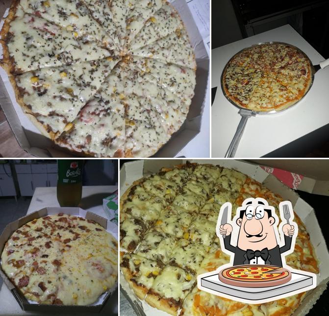 Experimente pizza no Pizzaria O Vencedor