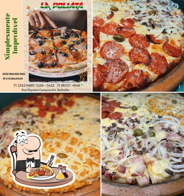 No Pizzaria La Poliata, você pode conseguir pizza