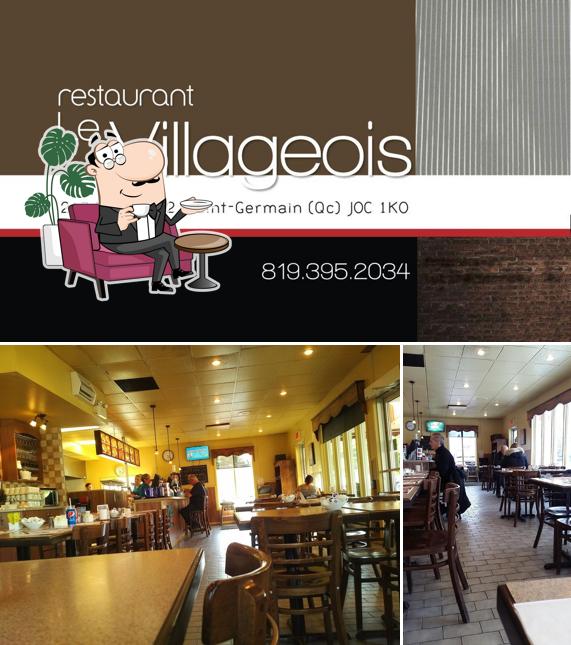 Installez-vous à l'une des tables de Restaurant Le Villageois (Saint-Germain-De-Grantham)
