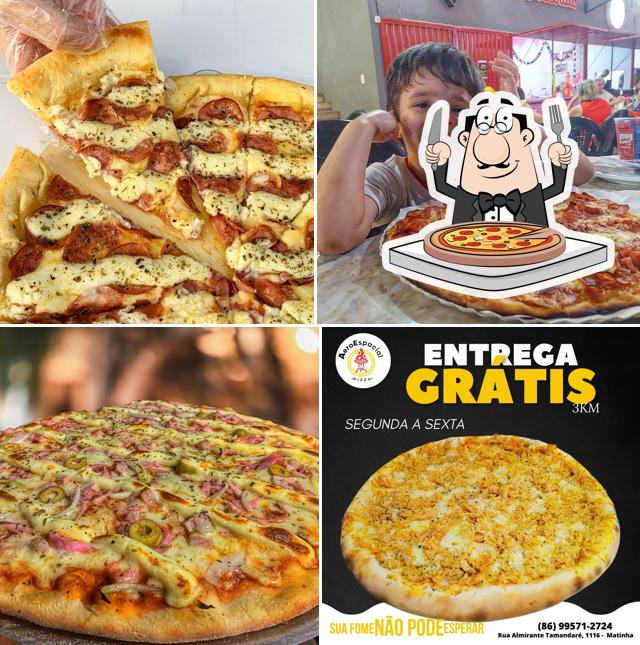 Experimente pizza no AeroEspacial Pizza e Lanches