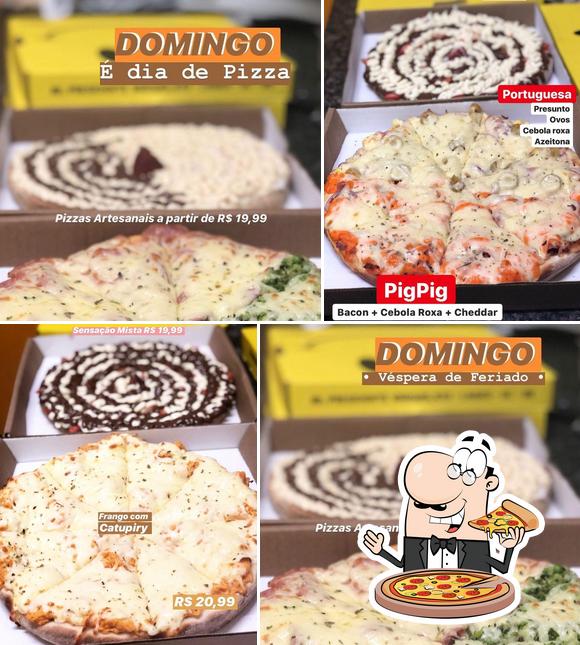 Escolha pizza no Dz6 pizza